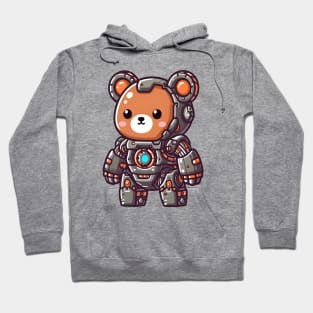 Cute Bear Cyborg Kawaii Hoodie